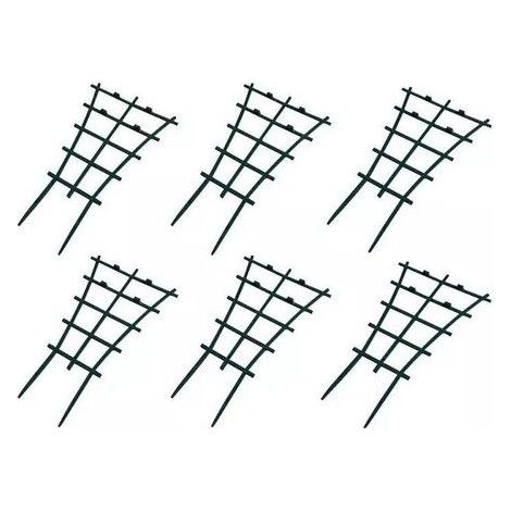 Treillis pour plantes grimpantes - Matériau plastique durable - Design empilable - Facile à installer (1/4)