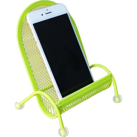 Stuhlförmiger Handyhalter für den Schreibtisch, kreativer und universeller Smartphone-Halter, Handyständer für Bett oder Tisch, umweltfreundliches Designer-Freisprechaccessoire (1/4)