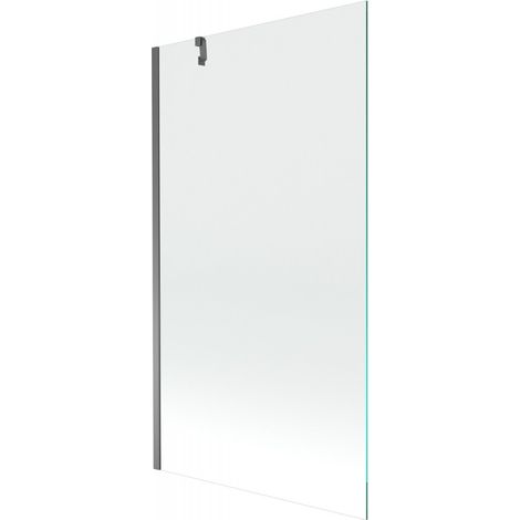 Mexen Next paroi de baignoire à 1 volet 100 x 150 cm, transparent, métal gun - 895-100-000-00-00-95 (1/5)