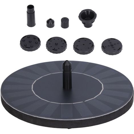 Pompe à eau flottante solaire 5V 2.5W pour fontaine de jardin extérieure (1/5)