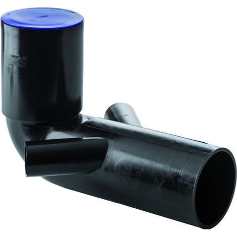 CURVA WC TIPO B PROLUNGATA CON 2 ATTACCHI PE ø110/50/50   WAVIN ITALIA S.P.A.