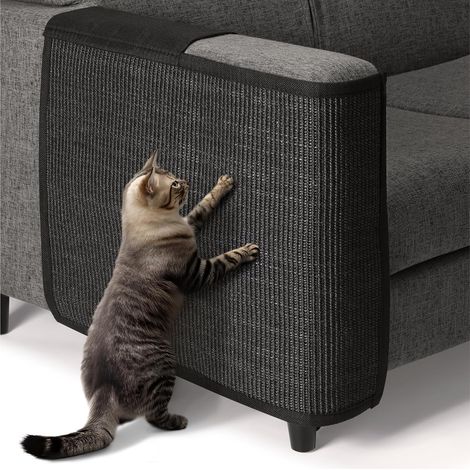1 Tapis Griffoir Sisal Et Lin 50x70 Cm Protection Canapé Droit Pour Chat