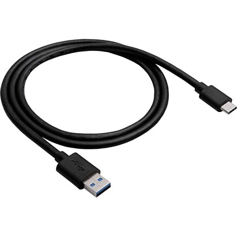 Akyga Câble USB USB-A mâle, USB-C® mâle 0.50 m noir AK-USB-24 C832662 (1/2)