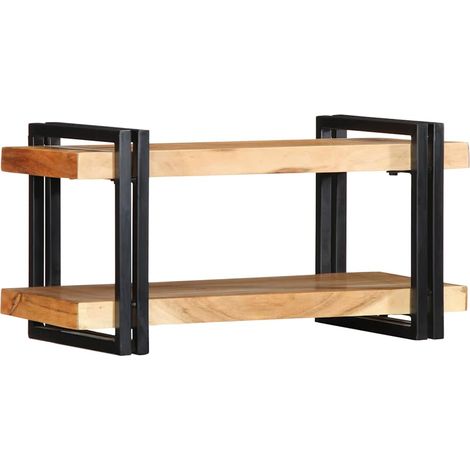 Étagère murale,Étagère flottante 70x33x35 cm bois massif d'acacia CFW45498 (1/5)