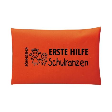 Söhngen Erste-Hilfe Schulranzen orange Notfall-Set für Kinder (1/2)