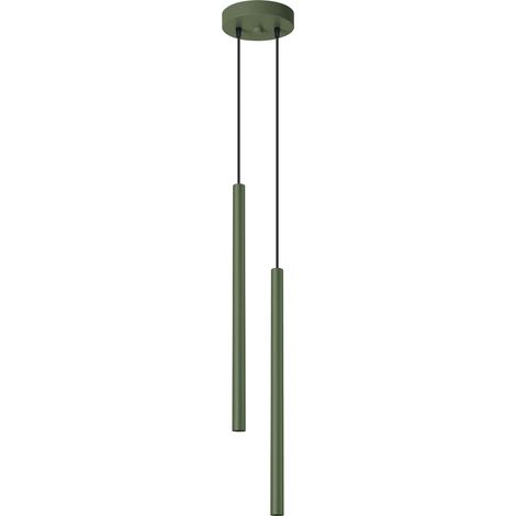 Hängelampe NOX 2 G9 olivgrün LUMILO 15.339.19 (1/5)