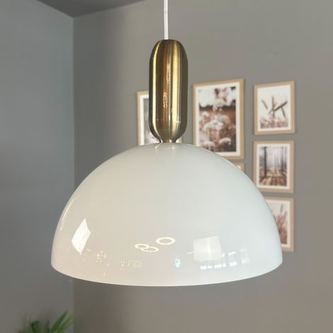 bamyum Rocha Suspension Luminaire Industrielle Rétro en Metal de 30 cm, Lustre de Salon Vintage, Éclairage de Plafond pour Chambre, Cuisine, Plafonnier, Lampe Suspendue (1/5)
