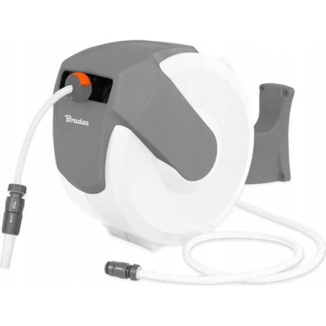 Avvolgitubo automatico con tubo da 1/2" 20m e accessori linea bianca bradas 1656 (1/3)