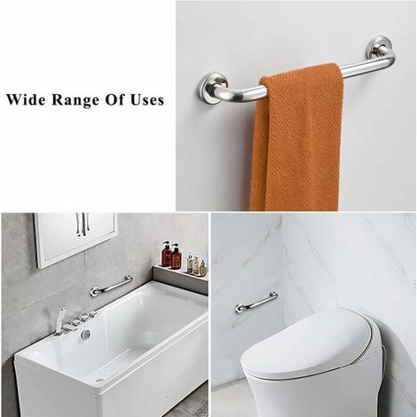 Poignée de baignoire en acier inoxydable pour personnes âgées/handicapées/enfants/enceintes 30cm (1/4)