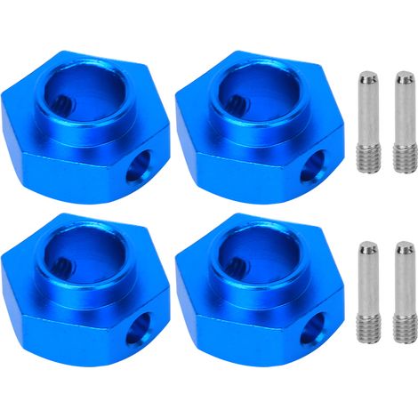 Adaptateur de moyeu hexagonaux 12mm en métal pour pièces détachées Traxxas trx-4, RC Crawler, 8269B Bleu (1/5)