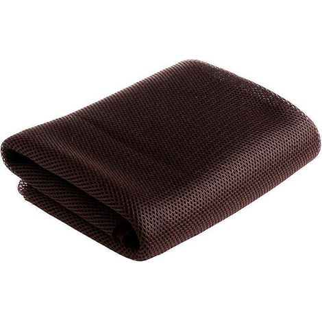 Tissu pour enceinte acoustique - Grille de protection anti-poussière 140x50 cm - Marron (1/4)