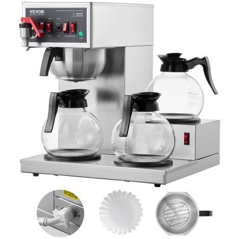 Cafetière Filtre Commerciale Capacité 12 Tasses Machine à Café (1/5)