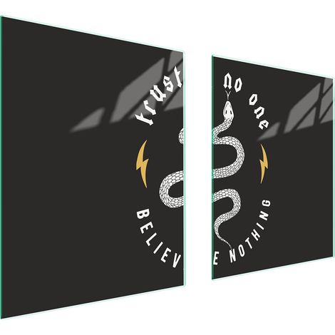 GLASSCHUTZPLATTE FÜR HERD 85x52 SCHWARZ (1/5)