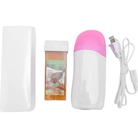 Kit épilateur roll-on cire chaude - - 100ml - Épilation rapide - Prise US 110V - Fonte ultra-rapide (1/5)