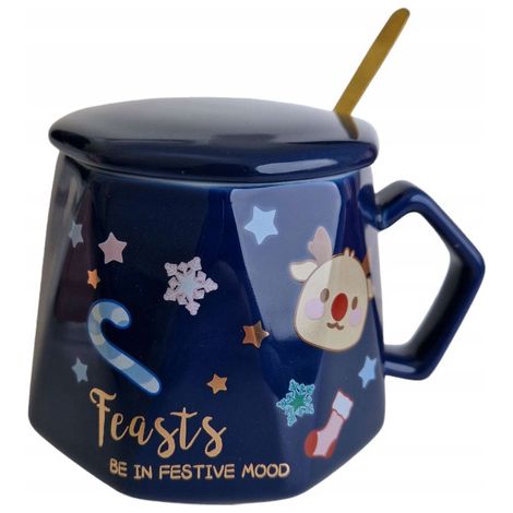 Ecarla Weihnachtsbecher, blau kubswn (1/4)