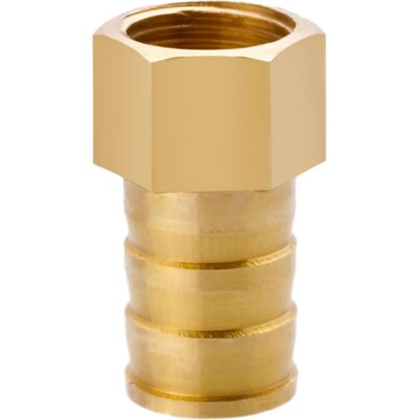 Raccord cannelé en laiton 1/2", filetage femelle, épisseur de métaux, barbillons, raccord tuyau, connecteur adaptateur pour air, eau, huile (épaisseur 8 mm) Filetage Femelle G3/8 16MM (1/5)