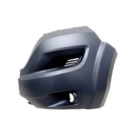 Crosse de pare-choc avant gauche noir HEAVY avec trou anti-brouillard Citroen Jumper depuis 2014