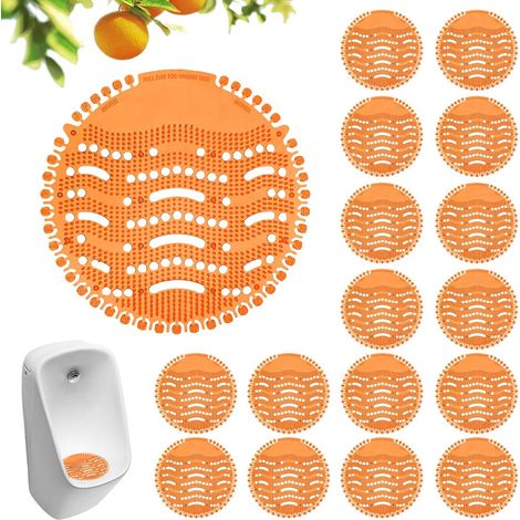 Urinal Screens, 16 Pieces Urinal Deodorizer, Urinal Filter, Urinal Pellets, Urinal Mat Deodorizer for Hotels Toilets Commercial Bathroom (1/5)