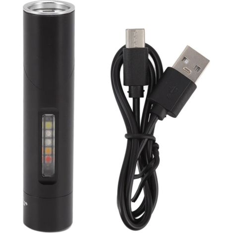 Mini torcia con testa inclinabile a 90 gradi, torcia a LED magnetica ricaricabile (1/5)