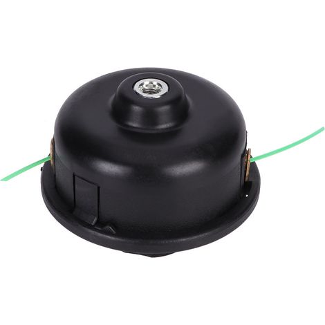 Tête de coupe-bordures pour tondeuse à gazon, pièces détachées, accessoires de jardinage, plastique noir robuste