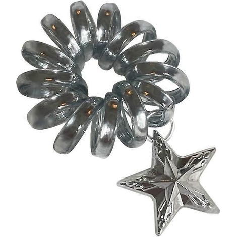 Star Pendentif Cordon Téléphone Bandeau Élastique Spirale Queue de Cheval Femme