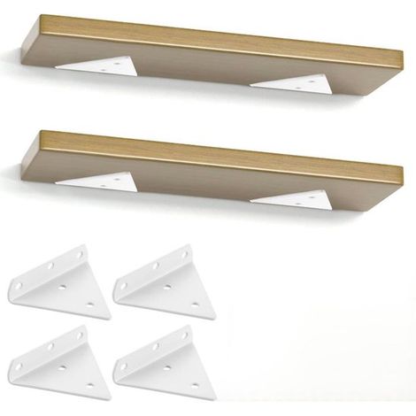 Soporte triangular para estantes，4 piezas，810CM，Soporte de hierro para estantes，Soporte de pared metálico para estantes (1/5)