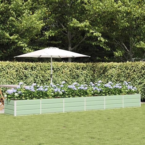 vidaXL Jardinière Vert 480 x 80 x 45 cm Acier