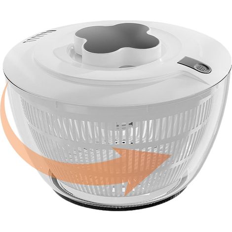 Essoreuse à légumes 5 L avec passoire et accessoires de cuisine – Récipient égouttoir pour fruits et légumes – Idéal pour légumes, baies, fruits, myrtilles, usage domestique, professionnel et restaura (1/5)