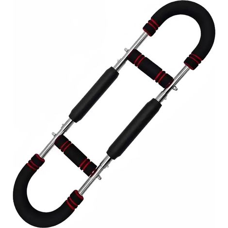 Twister Arm Trainer - 30 40 50 Kg Adjustable Resistance - For Chest And Arm Workouts - 17.5 X 66.5 Cm - Blue Or Red (1/5)