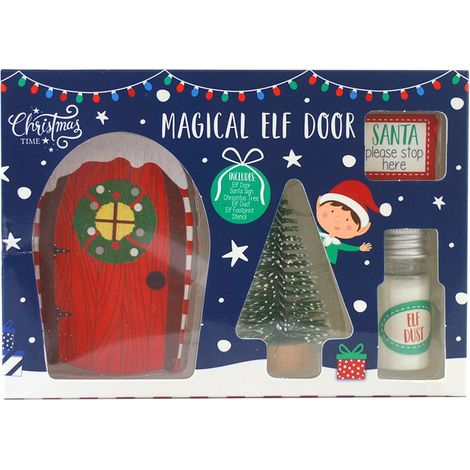 Magical Christmas Elf Door Pixie Fairy Festive Decoration Santa Helper Kit (1/4)