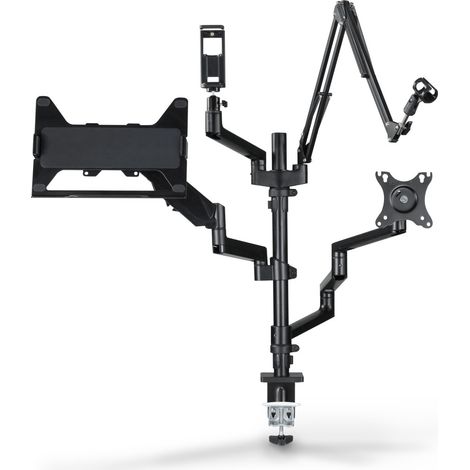 Hama 00004663 supporto per monitor 81,3 cm (32") Desktop Nero