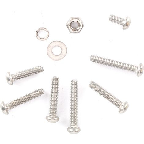 Ensemble de 600 vis et écrous en acier inoxydable 304 avec vis à tête cylindrique creuse, rondelles plates et fixations. (1/5)