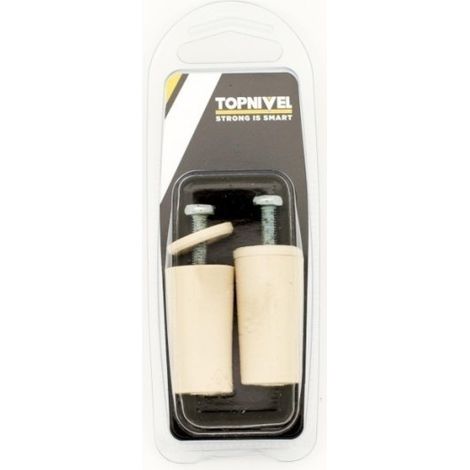 Tope Persiana 40Mm Tornillo Metalico Plastico Marf Nivel 2 Pz