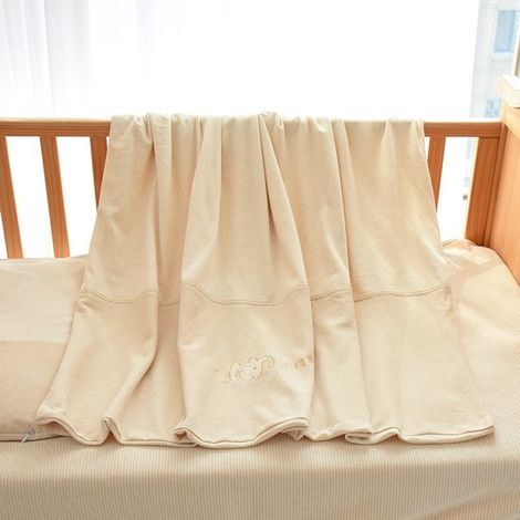 Ropa de cama, Funda nórdica de algodón teñido naturalmente, segura para bebés, con bordados, Algodón puro, agradable para la piel, 150200