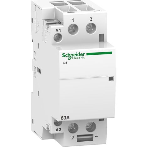 Contattore iCT 2NA 63A comando 24Vca - A9C20162