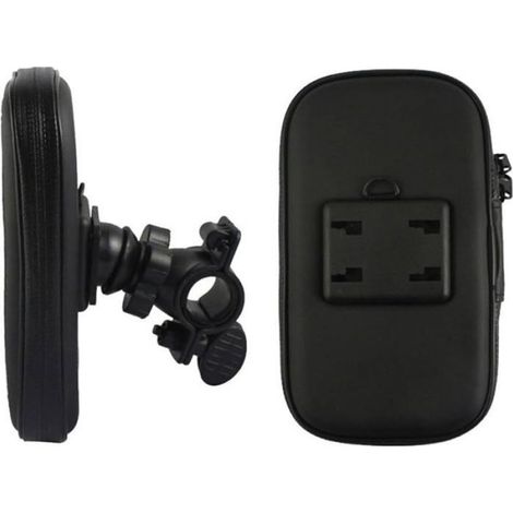 Support Téléphone Moto Universel 360° Étanche Avec Coque De Protection Pour Rétroviseur, Compatible Samsung Note iPhone LG HTC (1/4)