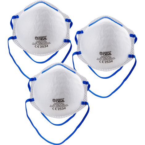 Kestek Feinstaub Masken FFP2 3er Set ohne Ventil (1/5)