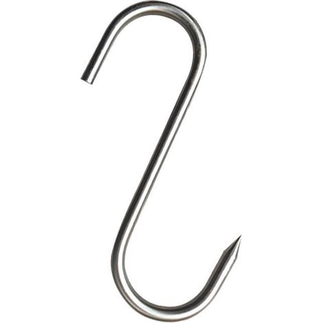 5,9 Zoll Premium-Fleischerhaken aus Edelstahl, Heiß- und Kalträuchern von Fleischverarbeitung, Räuchern von Hähnchenrippchen (20 Stück) (1/4)