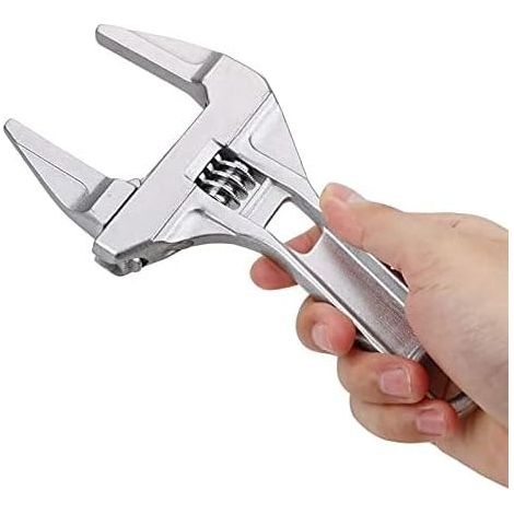 CCYKXA (200×70×10) Adjustable Wrench, 6-68MM Adjustable Wrenches Open End Wrenches Aluminum Bathroom Wrench Rod Plumber Hand Tool for Tightening Loosening Nuts Bolts