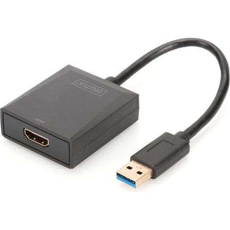 Digitus DA70841 USB 3.0 zu HDMI Adapter Schwarz (1/3)