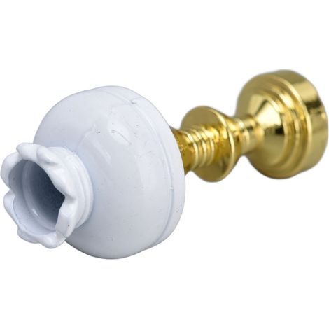 Lampe de table miniature décorative rétro à l'échelle 1/12 pour maison de poupée (à partir de 3 ans). (1/5)