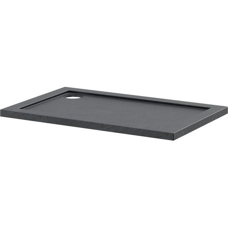Pearlstone Slate 1100mm x 700mm x 40mm Rectangular Shower Tray (1/4)
