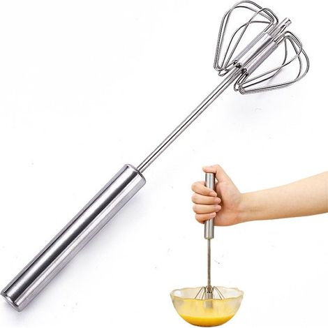 Frullatore a immersione in acciaio inox SSKHE da 25 cm - Per sbattere, mescolare e cuocere (1/5)