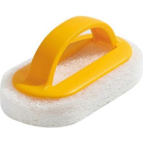 Nettoyage de la cuisine, de la salle de bain et des toilettes : brosse de bain, éponge à manche en plastique, brosse pour le fond de la baignoire (A) (1/5)