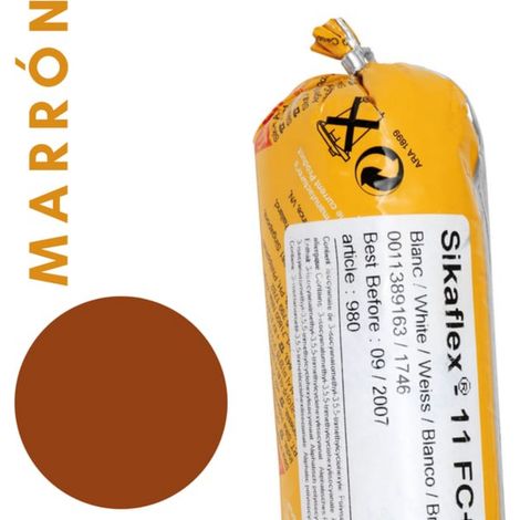 Sikaflex 11 FC Purform Sellador poliuretano multisoportes / Marrón / 300 ml Salchichón/Unipac / Pack 12 un (1/3)