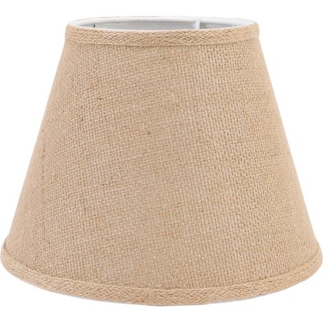 Abat-jour en tissu pour lampe de table E27 – Conçu à la main, couleur khaki, décoratif pour la maison (hôtel, salon, chambre) – 1 abat-jour (1/5)