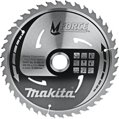 Makita Kreissägeblatt, MFORCE 235 x 30 mm • 40 Zähne