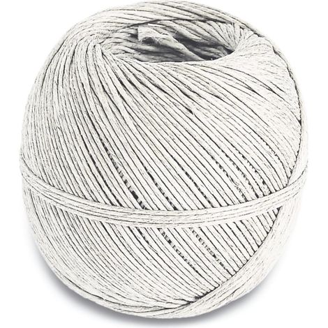 1 Ficelle Polyester, Résistance 23kg, Titrage 5,25/3, Longueur 79m, Pour Fixation Légère