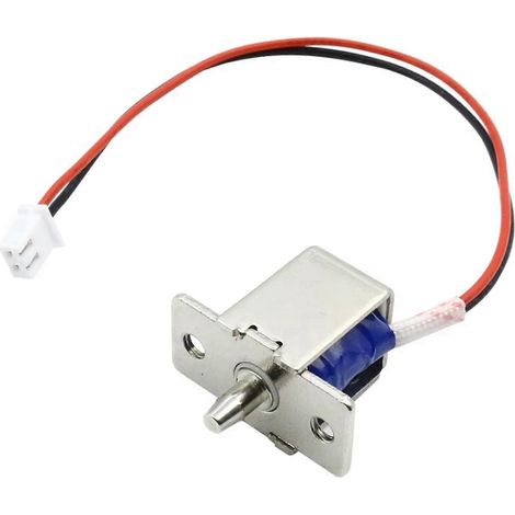 Cinq mini verrous électroniques, serrures de porte électromagnétiques compactes, installation dissimulée, 12 V CC - 0,54 A (1/2)