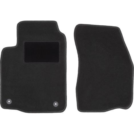 Alfombrillas delanteras para Mitsubishi Colt V / CJO hatchback (1996-2003), color negro.